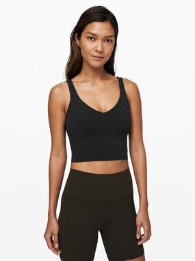 LULULEMON 6 Black Align Tank Nulu